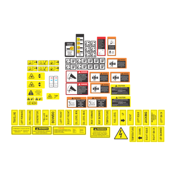 Bell Decals BELL B30E Safety Decals | Decals Online