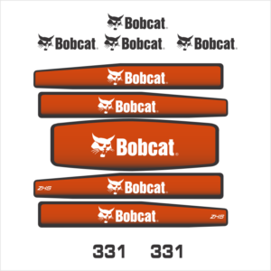 Bobcat 331 AC Mini Excavator Decals