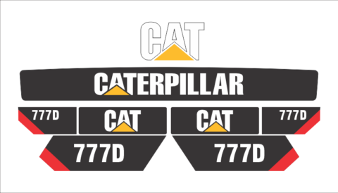 Caterpillar 777D | Decals Online