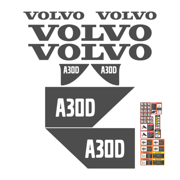 Volvo A30D Decals | Decals Online