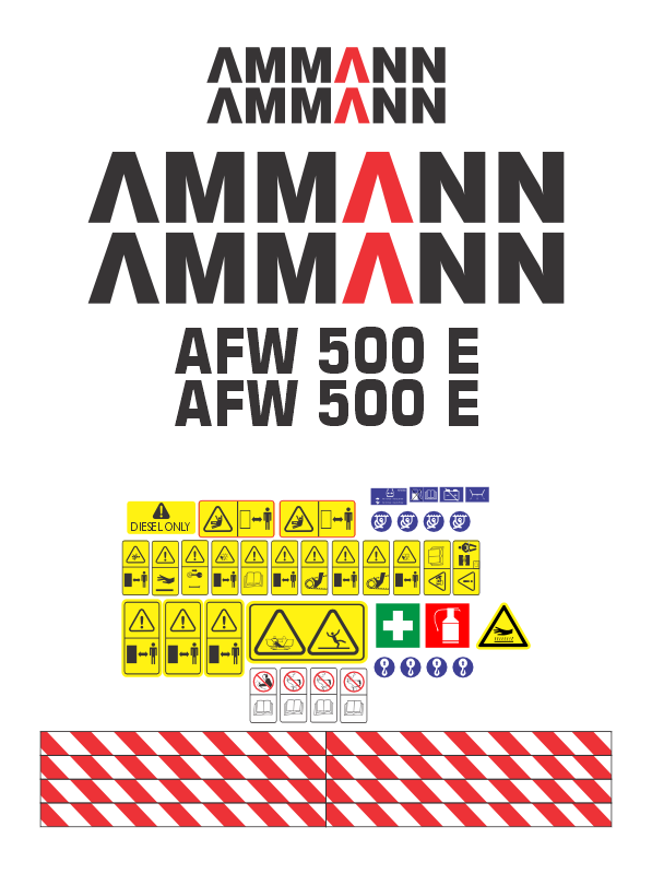 Ammann AFW500-E | Decals Online
